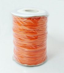 Шнур бавовняний з полімерним покриттям, помаранчевий, d=1.5 mm