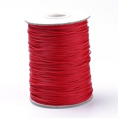Шнур бавовняний з покриттям, цегляно-червоний, 1 мм