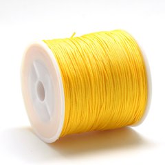 Шнур нейлоновый, жёлтый, толщина 1 мм