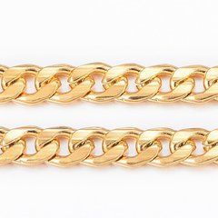 Цепь из медицинской стали, золотистого цвета, 5.5х4 mm