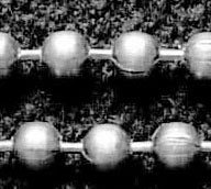 Ланцюжок з кульок, сріблястого кольору, кулька d=2.4 mm
