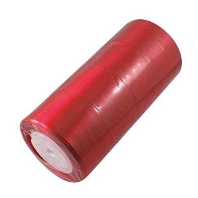 Стрічка сатинова, червона, 50 mm