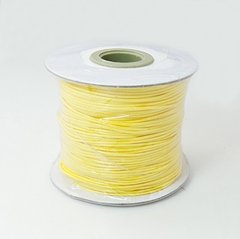 Шнур бавовняний з полімерним покриттям, жовтий, d=1 mm