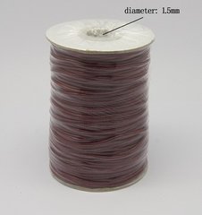 Шнур бавовняний з полімерним покриттям, бордовий, d=1.5 mm